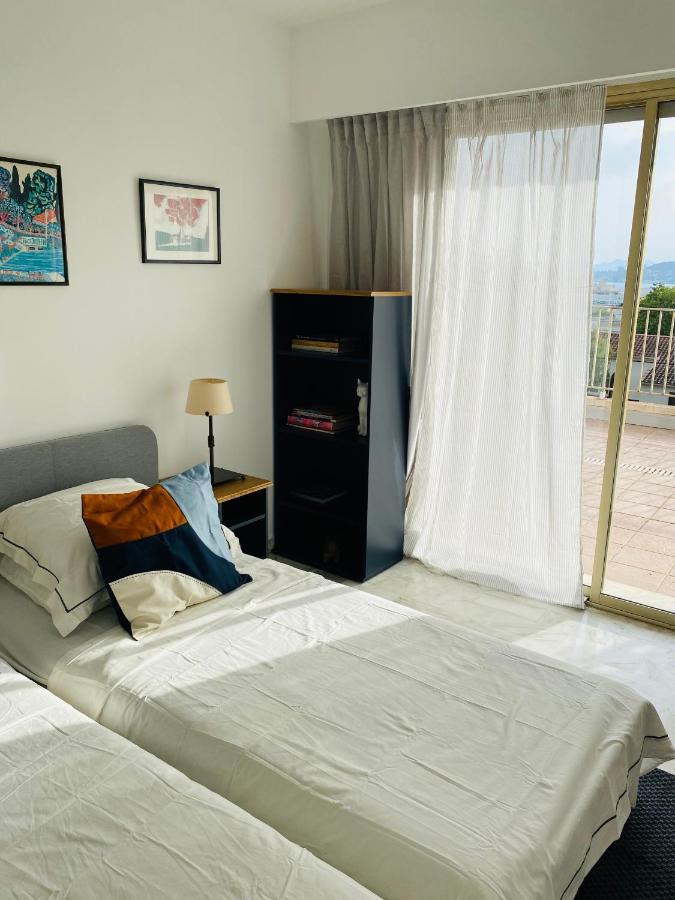 Апартаменты Panoramic Sea View Penthouse With Jacuzzi And 450 Sqm Terrace Антиб Экстерьер фото